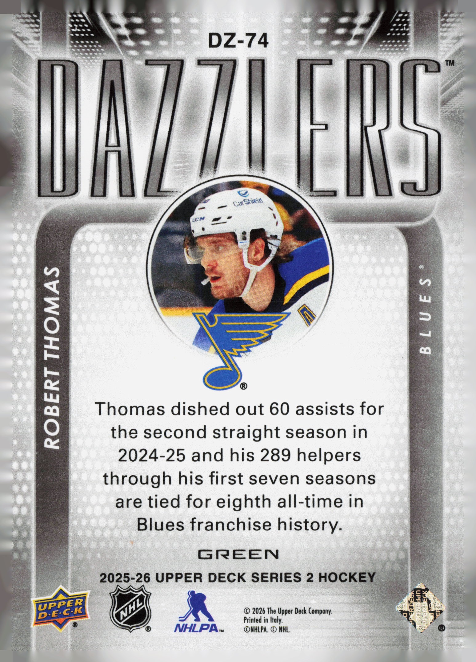 Robert Thomas back
