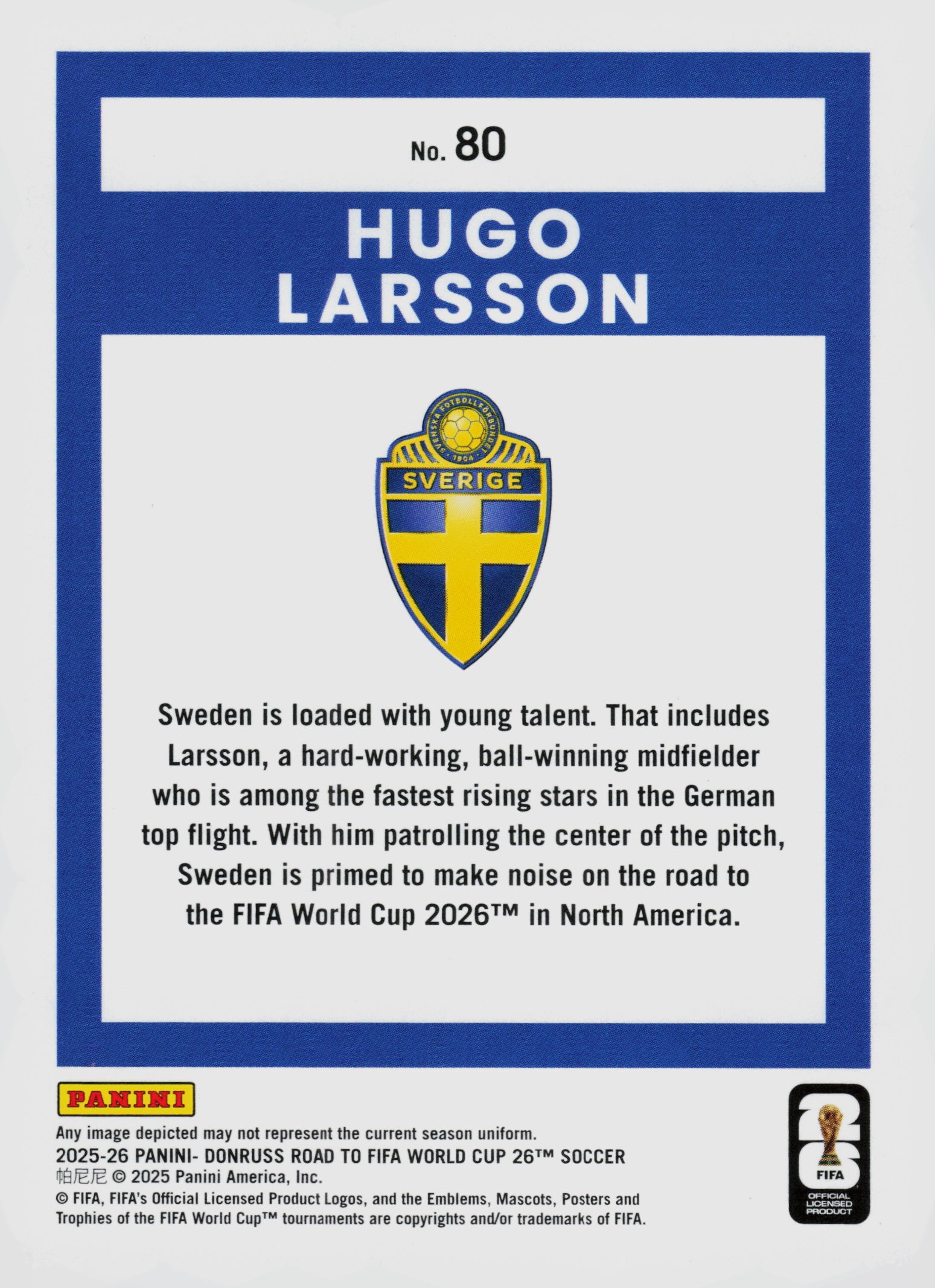 Hugo Larsson back