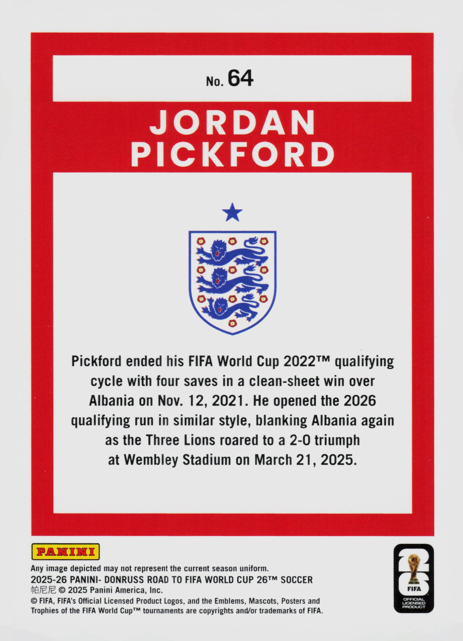 Jordan Pickford back