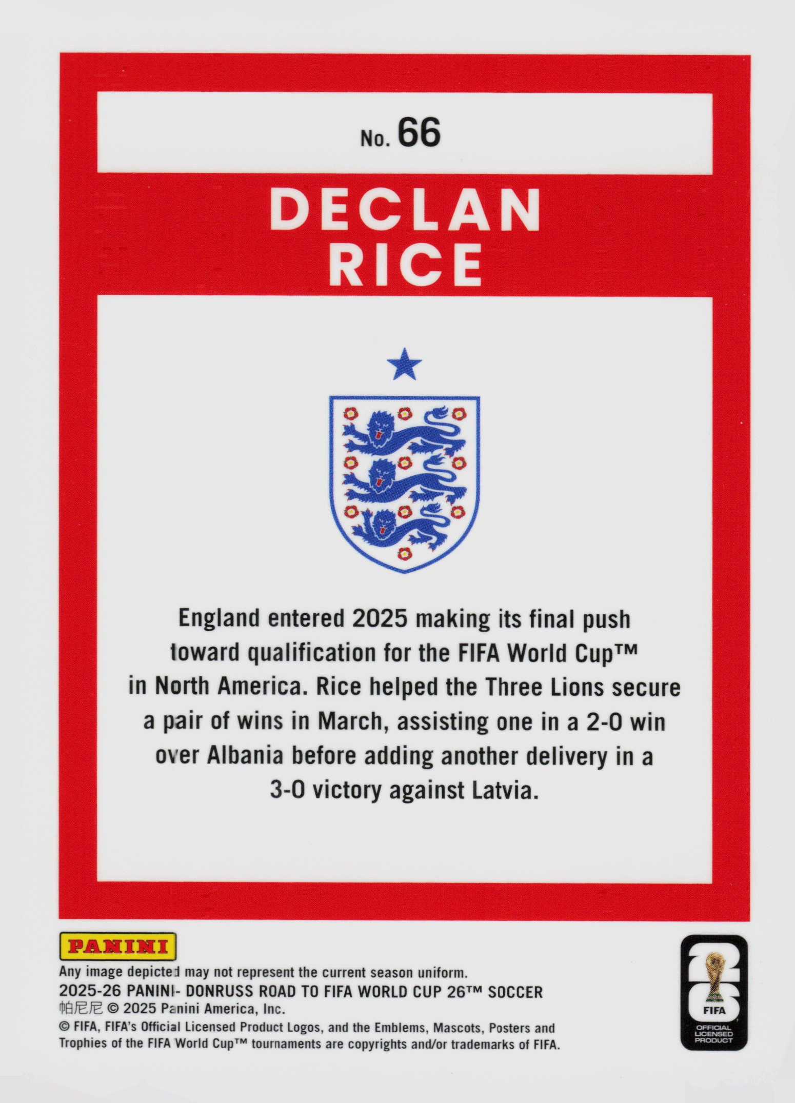 Declan Rice back