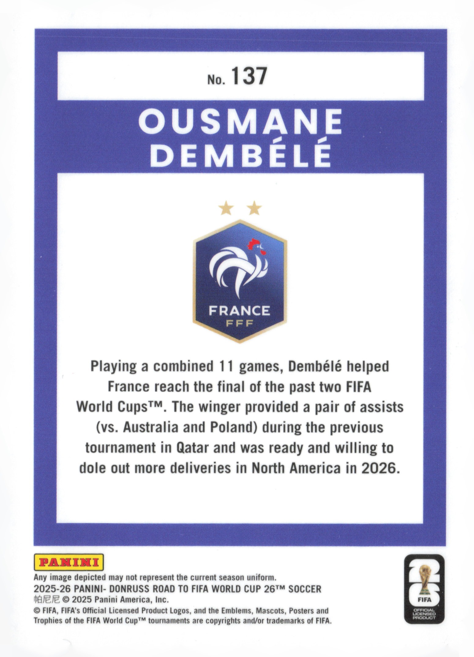 Ousmane Dembele back