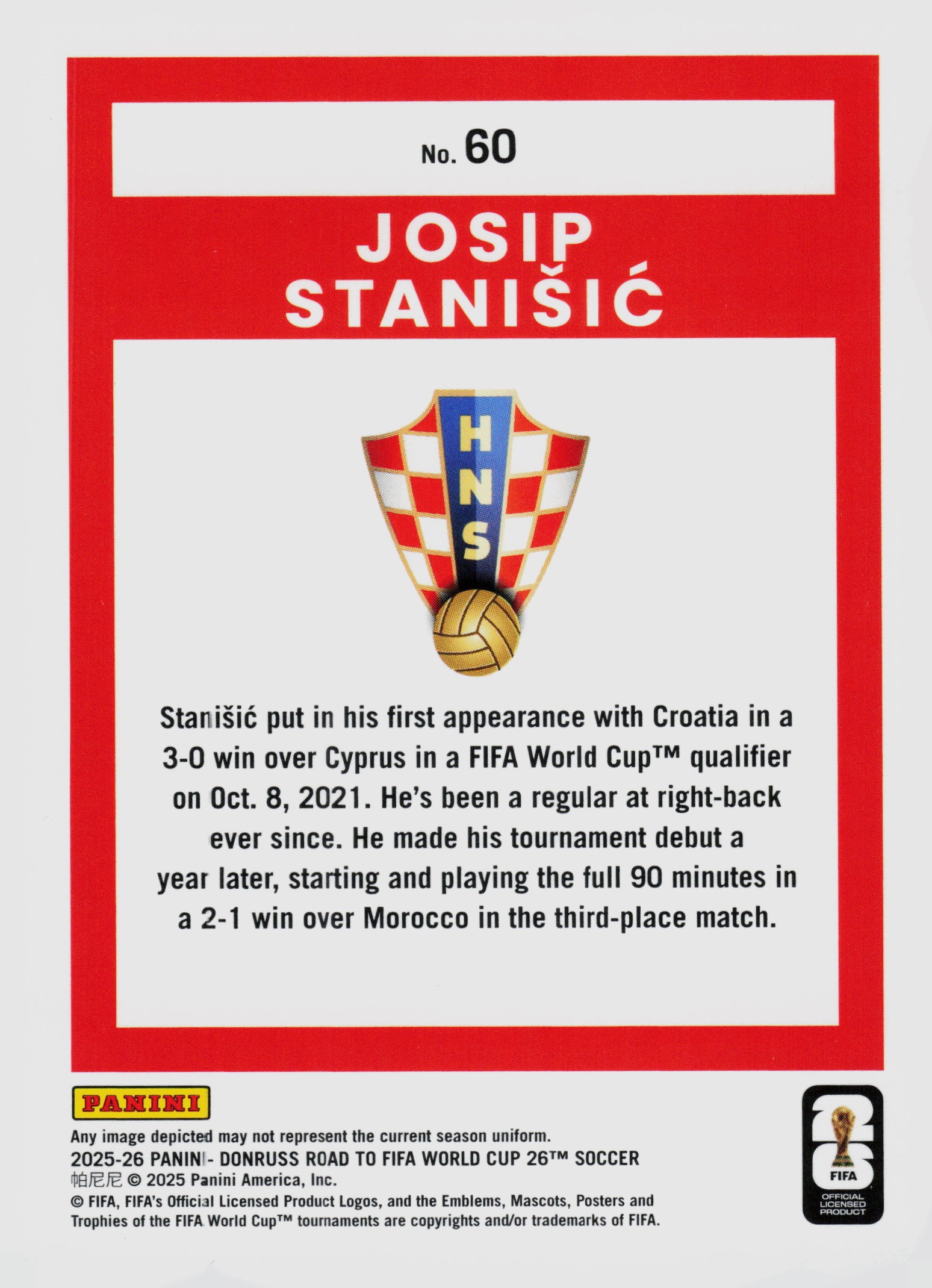 Josip Stanisic back