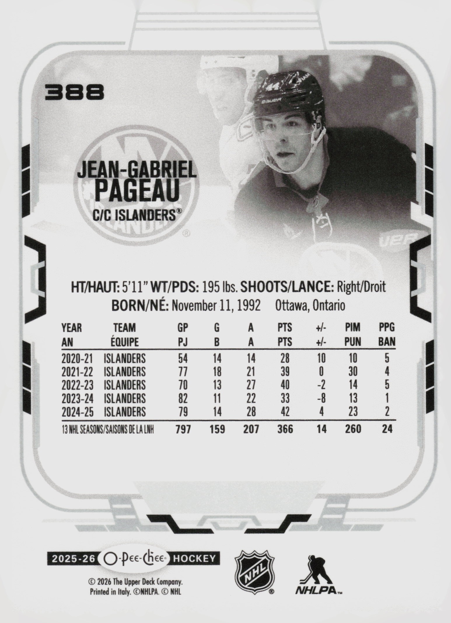 Jean-Gabriel Pageau back