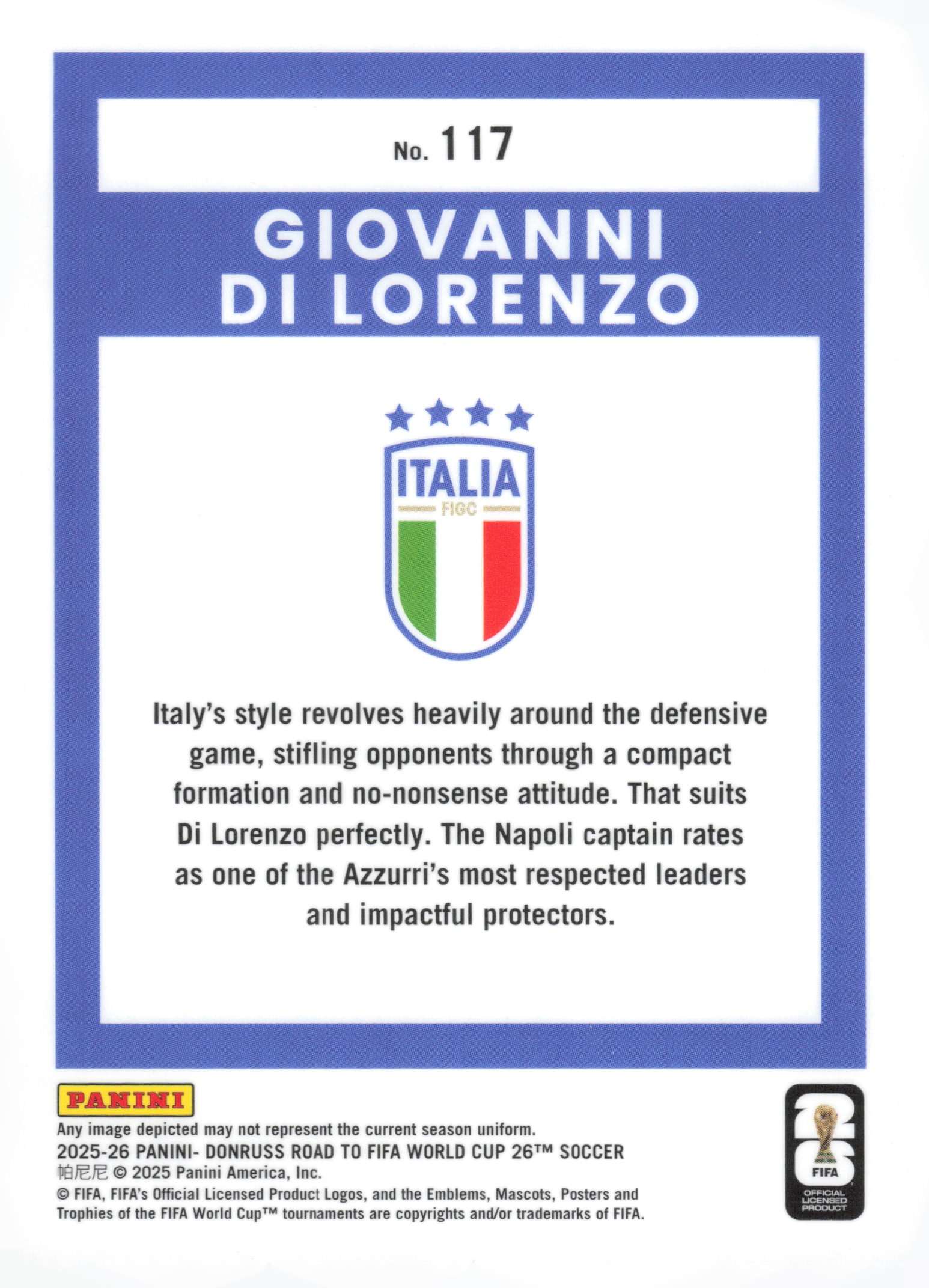 Giovanni Di Lorenzo back