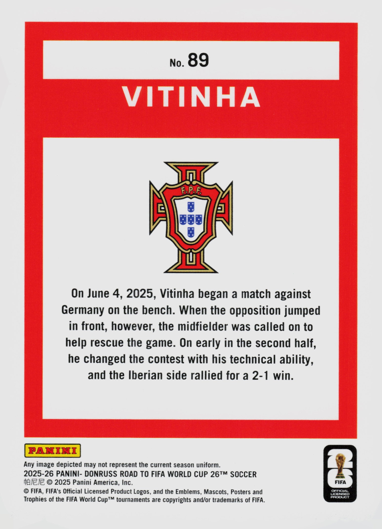 Vitinha back