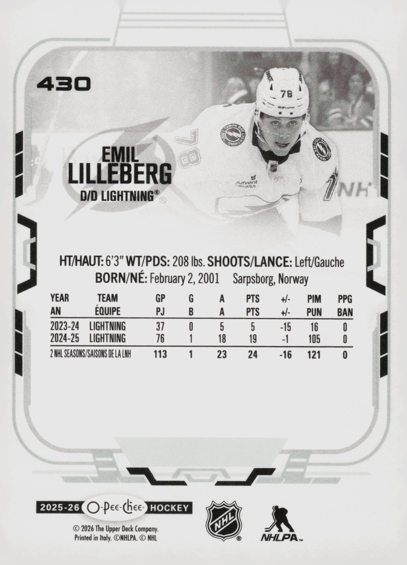 Emil Lilleberg back