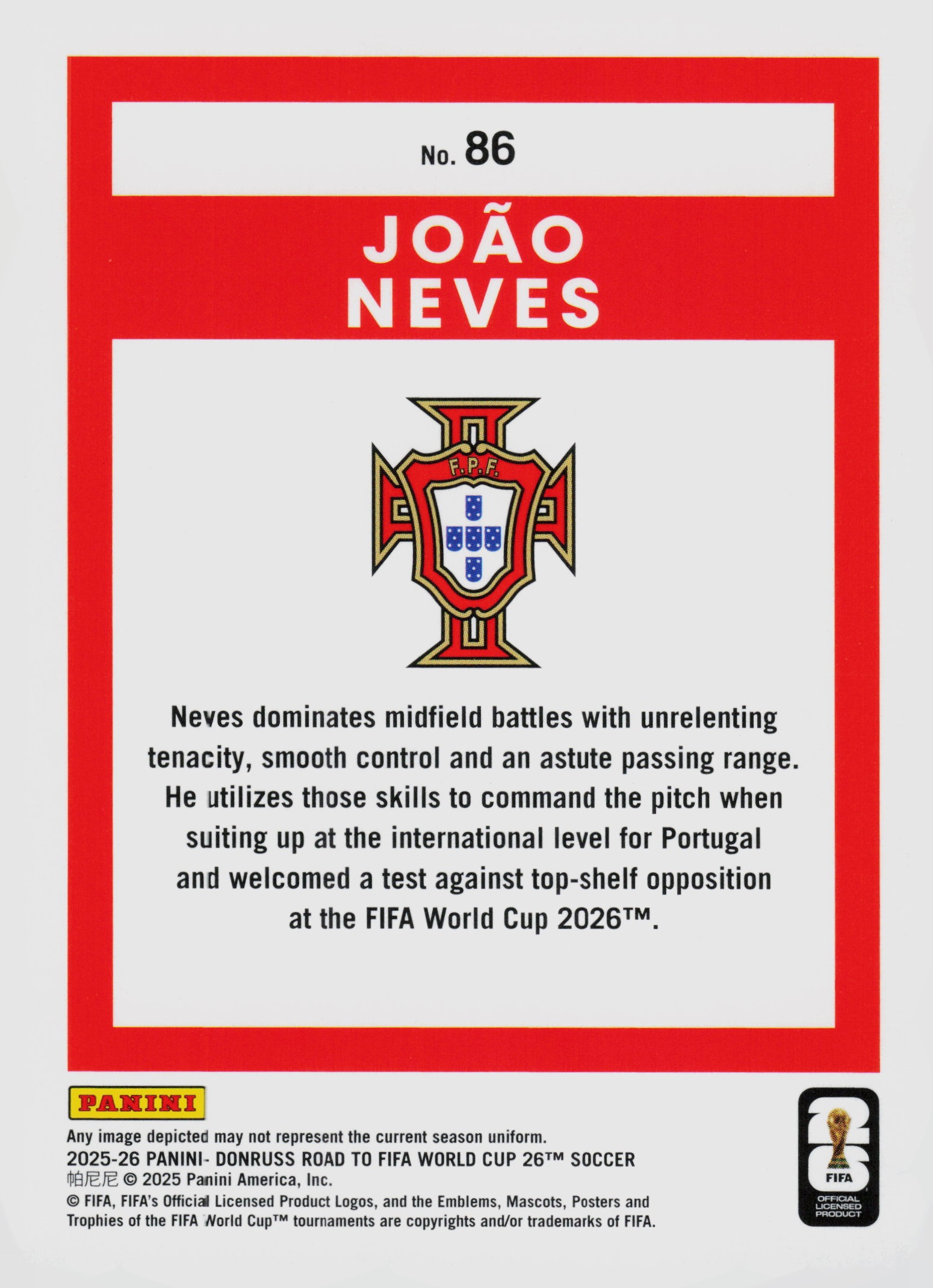 Joao Neves back