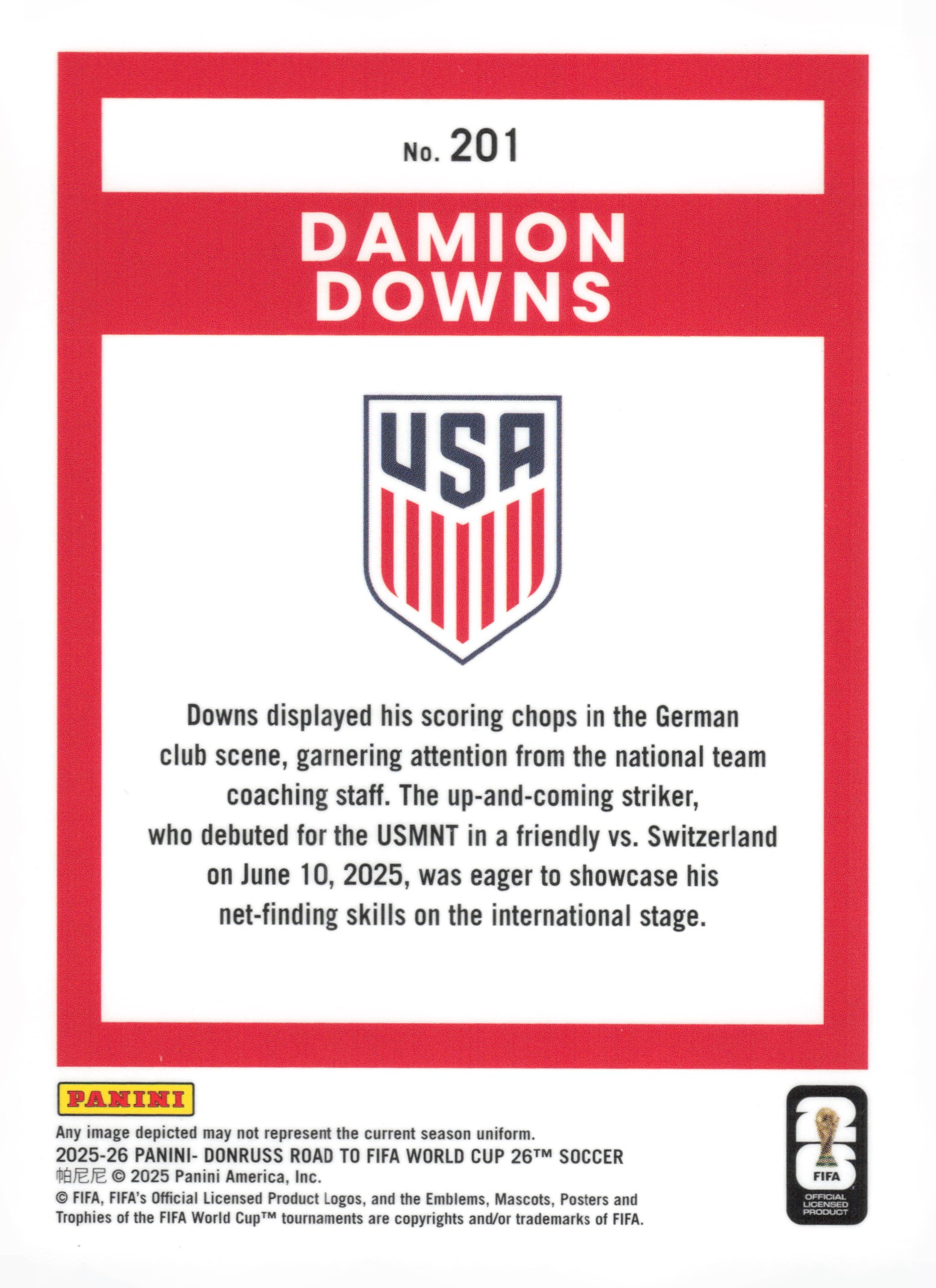 Damion Downs back