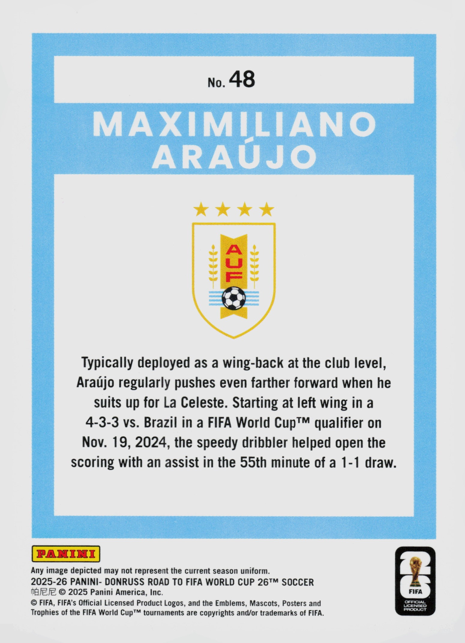 Maximiliano Araujo back
