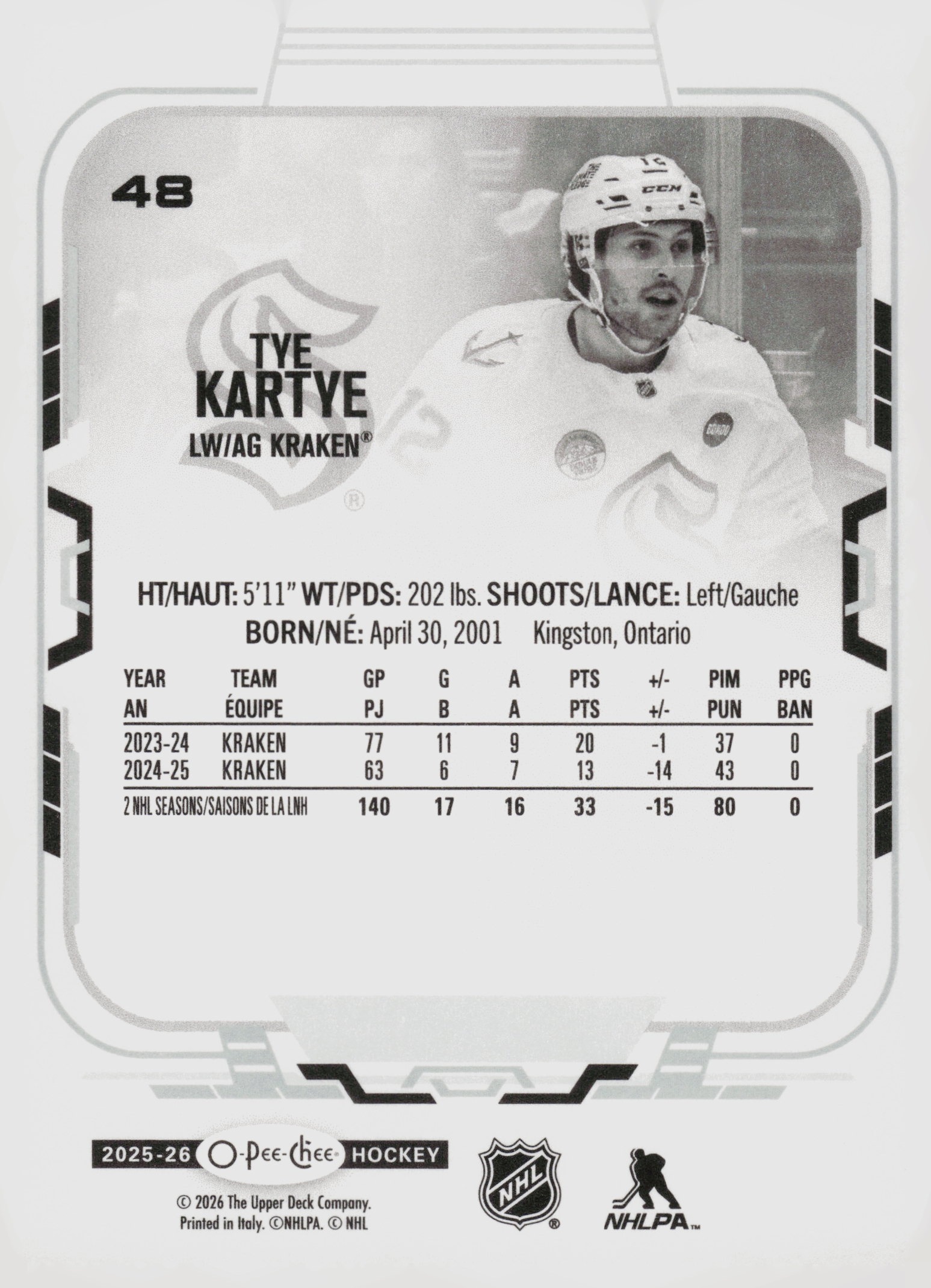 Tye Kartye back