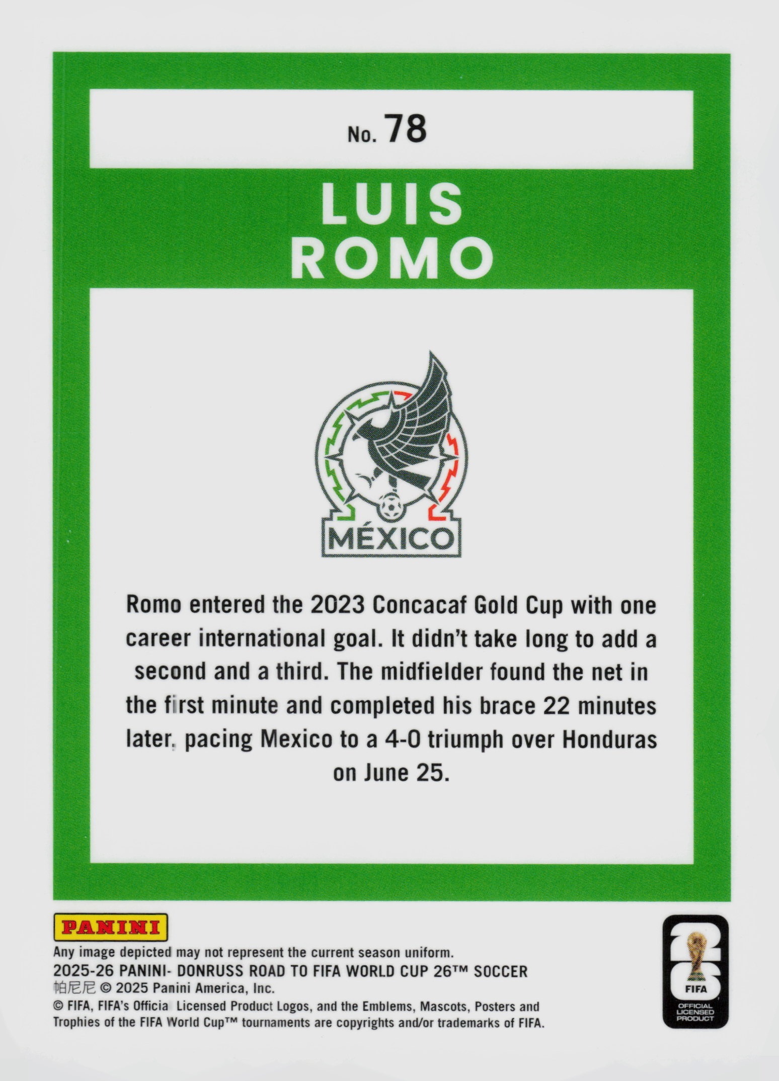 Luis Romo back
