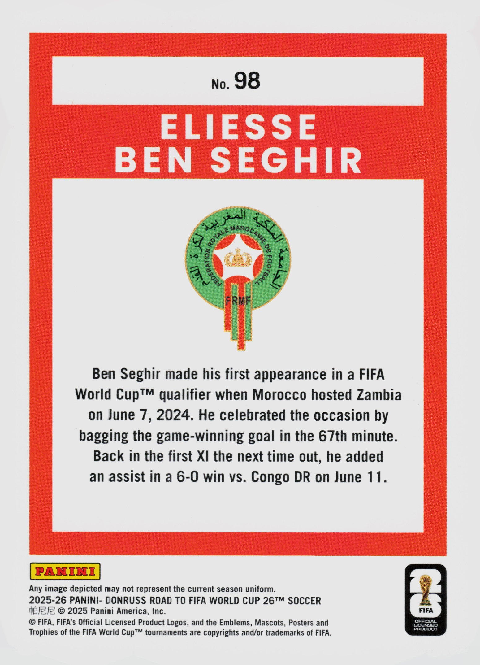 Eliesse Ben Seghir back