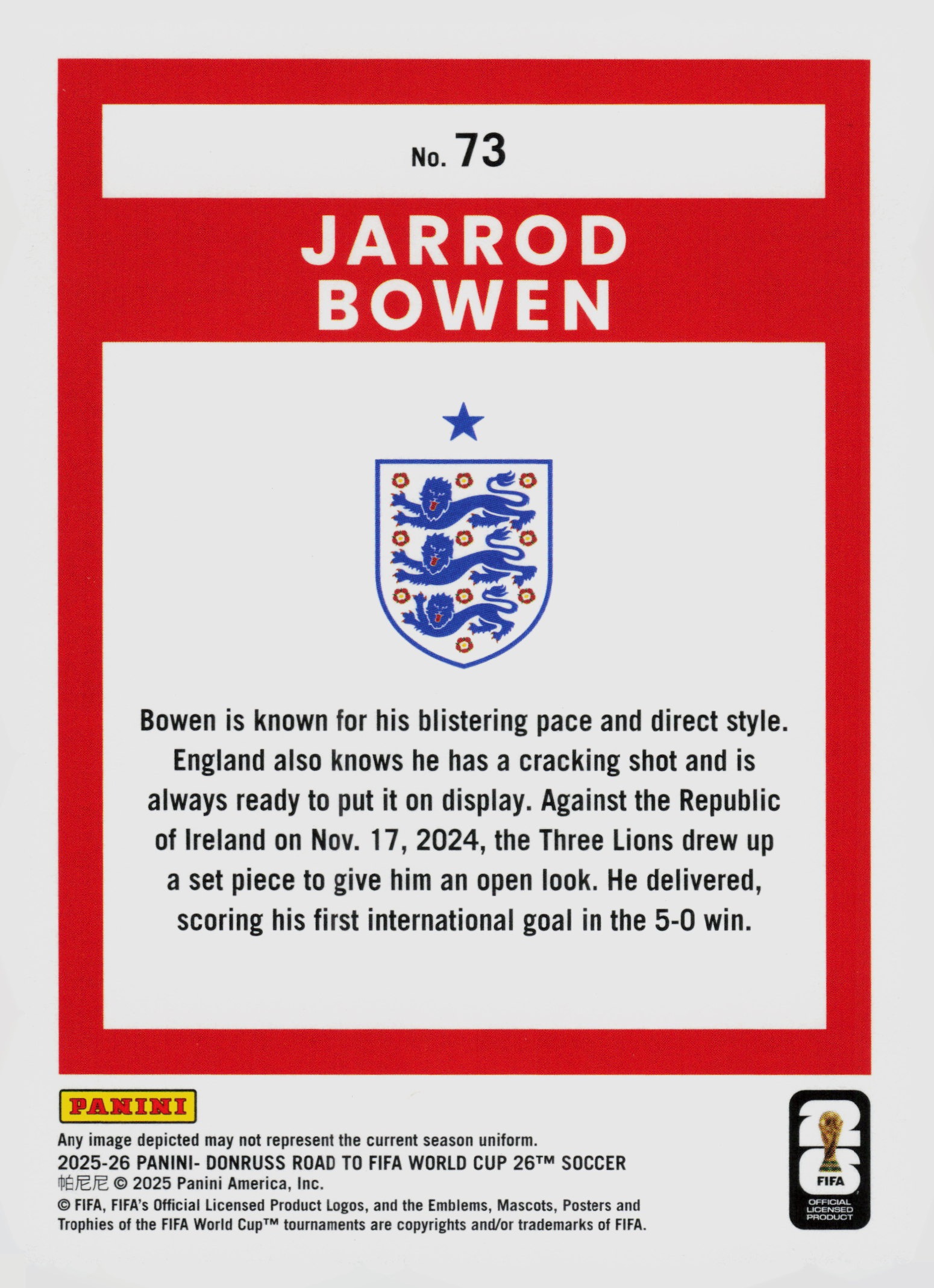 Jarrod Bowen back